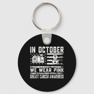 Porte-clés Octobre Porte Rose Sensibilisation au Cancer du Se