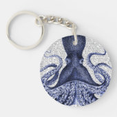 Porte-clés Octopus bleu (Devant)