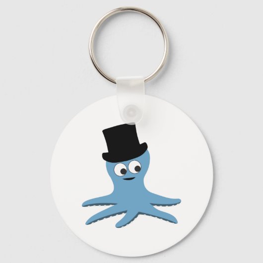 Porte-clés Octopus bleu (Recto)