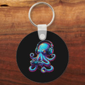 Porte-clés Octopus Gaming Animal Video Games Funny Octopus  (Recto)