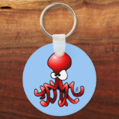 Porte-clés Octopus rouge (Recto)