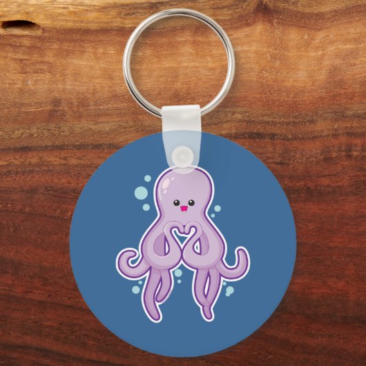 Porte-clés Octopus Vous Aime (Recto)