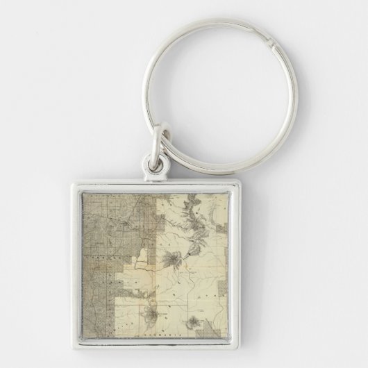 Porte-clés Octroi de terres Washington et Oregon (Devant)