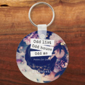 Porte-clés "Odd list Odd house Odd me" Porte - clé (Recto)