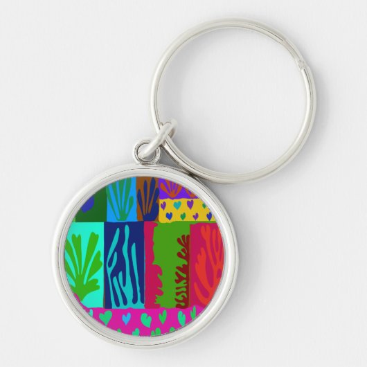 Porte-clés Ode to Matisse Collage (Devant)