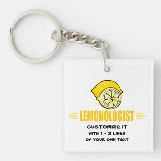 Porte-clés Odeur de citron (Devant)