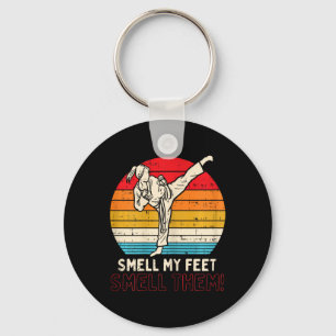 Porte-clés Odeur Pieds fille Ponytail Kick Karate Taekwondo K