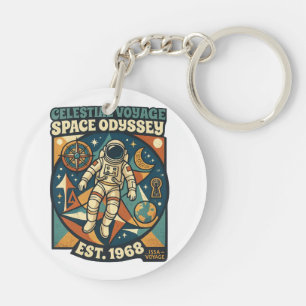 Porte-clés Odyssée spatiale - Aventure cosmique pour les amou