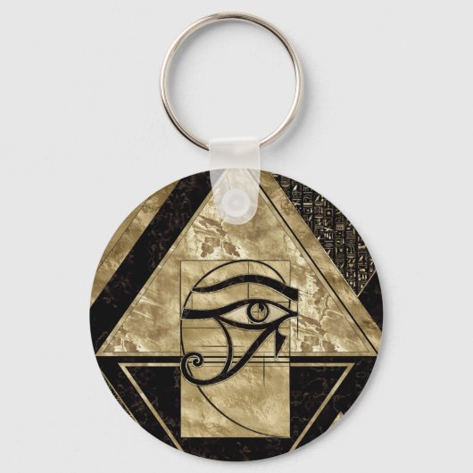 Porte-clés OEil de Horus - Ratio d'or (Recto)