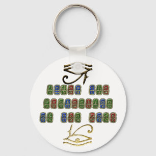 Porte-clés Oeil de porte - clé de protection de Horus