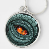 Porte-clés Œil de prédateur reptile primal (Devant)
