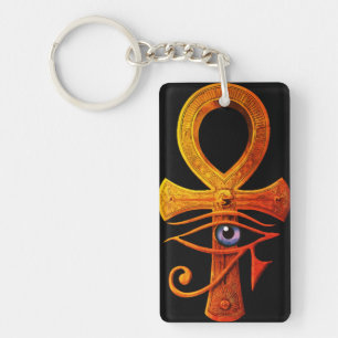 Porte-clés Œil d'Horus Ankh Égyptien Symbole Ancien Protéger