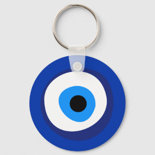 Porte-clés oeil diabolique ancien symbole antiquité talisman