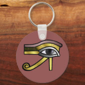 Porte-clés Oeil d'or de l'anneau de clé Horus (Recto)