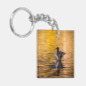 Porte-clés Oeil d'or sur un lac d'or (Devant gauche)