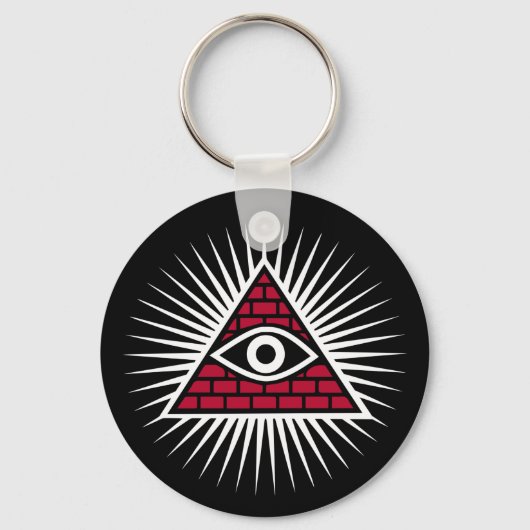 Porte-clés Oeil freemasonique (Recto)