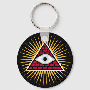 Porte-clés Oeil freemasonique
