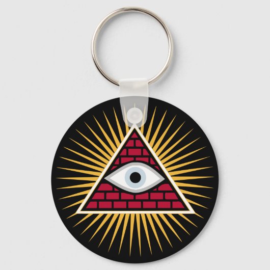 Porte-clés Oeil freemasonique (Recto)