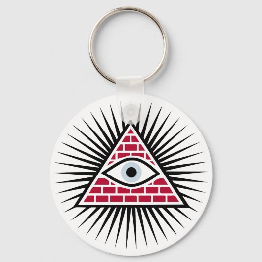 Porte-clés Oeil freemasonique (Recto)