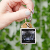 Porte-clés OEIL GRAY WOLF Faune Art Key Ring (main)
