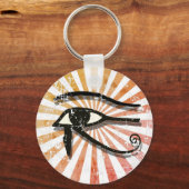 Porte-clés Oeil Perdu De Horus Symbole Égyptien Retro Soleil (Verso)