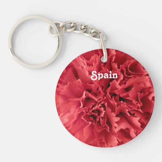 Porte-clés Oeillets en Espagne (Devant)