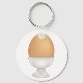 Porte-clés Oeuf Dans Un Porte - clé De Coupe (Verso)