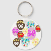 Porte-clés Œuf de Pâques coloré à motif (Verso)