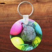 Porte-clés Oeufs de Pâques, Lapin, Ballons de golf (Recto)