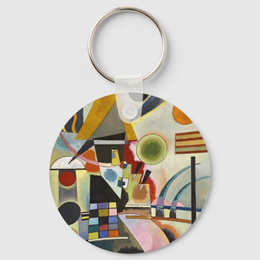 Porte-clés Oeuvre Abstraite de Kandinsky (Recto)