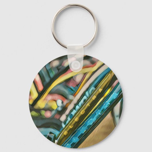 Porte-clés OEuvre cycliste (Recto)