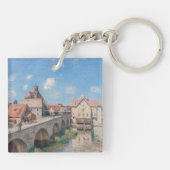 Porte-clés OEuvre d'Alfred Sisley - Le Pont de Moret (Dos)