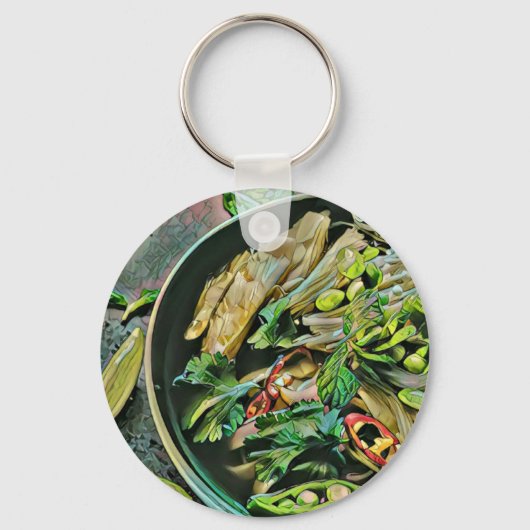 Porte-clés Œuvre d'art Ramen (Recto)