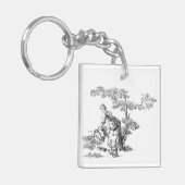 Porte-clés OEuvre d'art rural antique (Devant gauche)