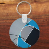 Porte-clés Oeuvre de basket-ball cool (Recto)