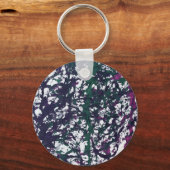 Porte-clés Œuvres d'art en marbre violet, vert, rose (Recto)