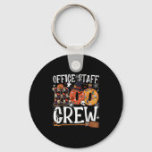 Porte-clés Office Staff Boo Crew Funny Halloween Matching Cos (Recto)