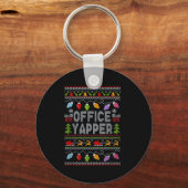 Porte-clés Office Yapper Ugly Sweater Christmas  (Recto)