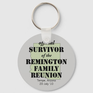 Porte-clés Official Family Reunion Survivor - Arizona Green