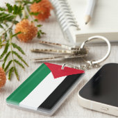 Porte-clés officiellement le drapeau de l'État de Palestine (Devant droit)