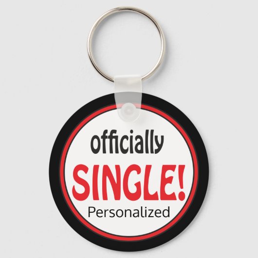 Porte-clés Officiellement unique | Porte - clé divorcé (Recto)