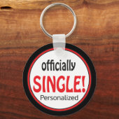 Porte-clés Officiellement unique | Porte - clé divorcé (Recto)