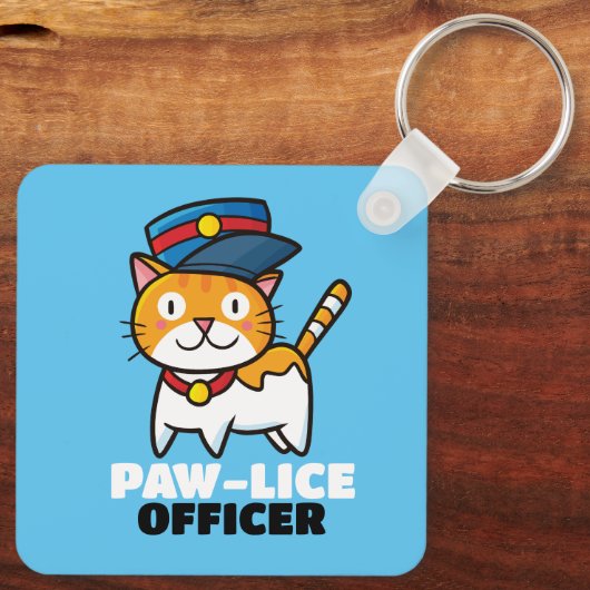 Porte-clés Officier de poux (Verso)