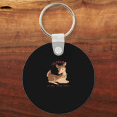 Porte-clés Oh Cerf Noël Design Moderne (Recto)