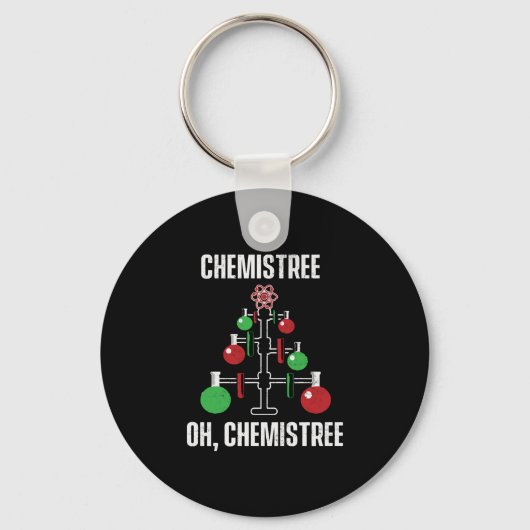 Porte-clés Oh Chemist Tree Chemistree Pun Science (Recto)