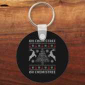 Porte-clés Oh Chemistree Ugly Christmas Sweater Science Stude (Recto)