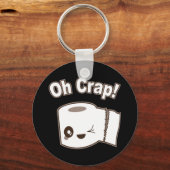 Porte-clés Oh Crap (Papier toilette) (Recto)