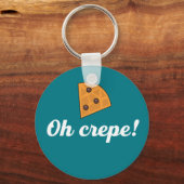 Porte-clés Oh Crepe Funny French Food Puns (Recto)