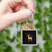 Porte-clés Oh Deer Christmas Light Pajama Cute Reindeer Holid (main)