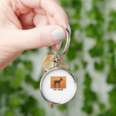 Porte-clés Oh Deer Classic Simple Design (main)